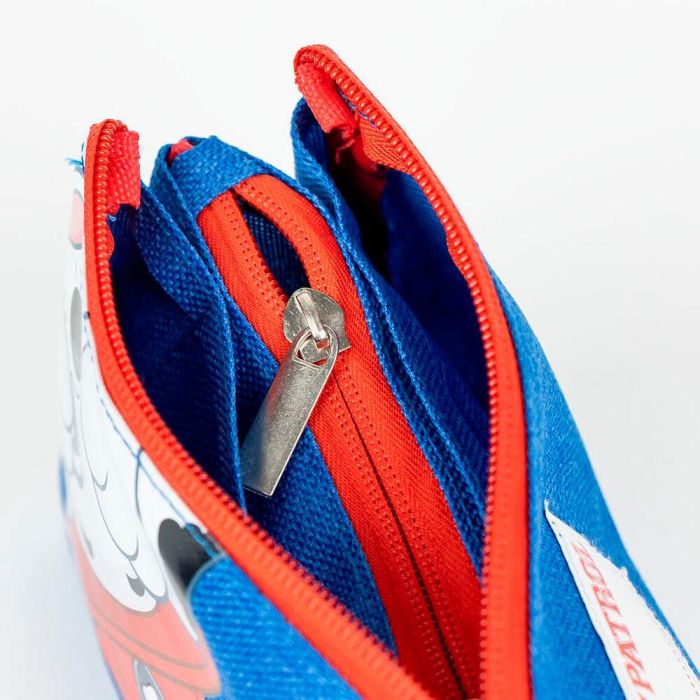 Estuche portatodo 3 compartimentos paw patrol 22.5 x 21.5 x 2.0 cm 3