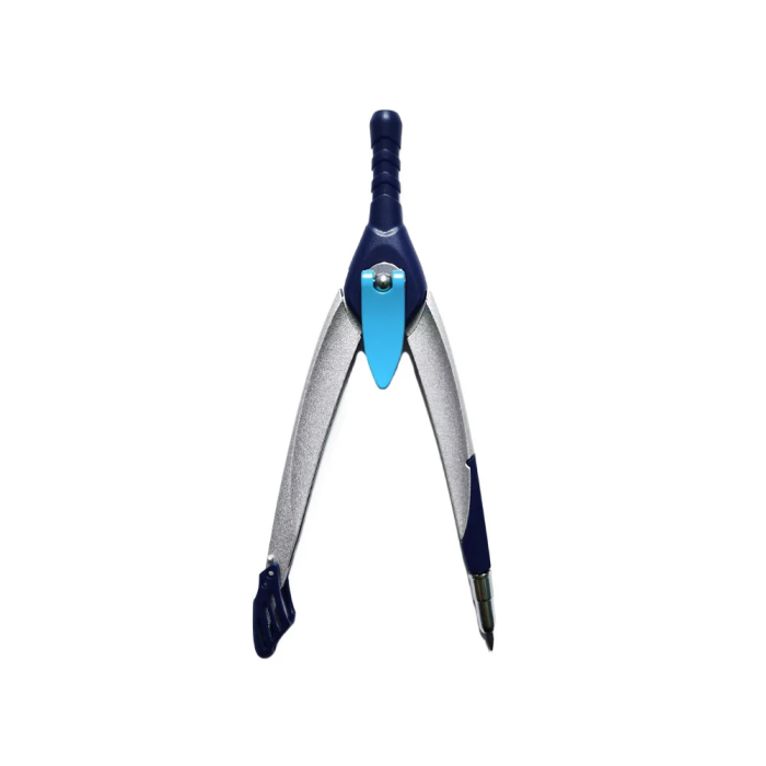 Liderpapel Compás Lock Device con Adaptador Universal y Tubo de Minas, Sencillo, Color Azul Oscuro 2