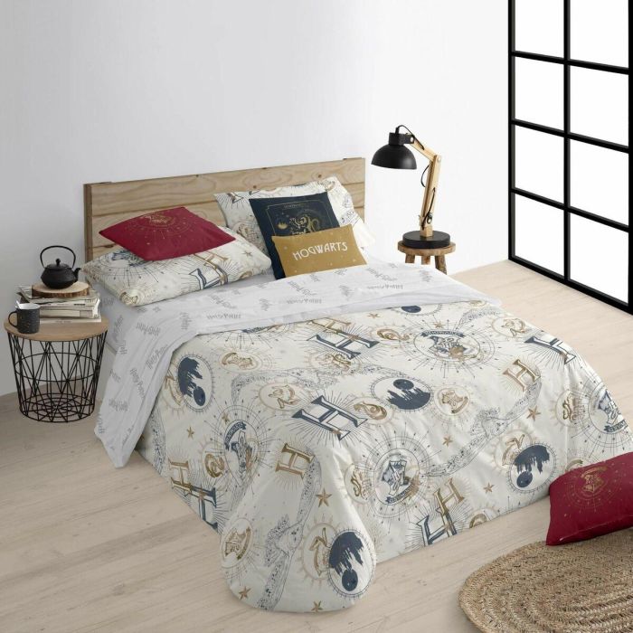 Funda Nórdica Harry Potter Beige Multicolor 175 Hilos 155 x 220 cm Cama de 90 2 Funda Nórdica Harry Potter Beige Multicolor 175 Hilos 155 x 220 cm Cama de 90 2