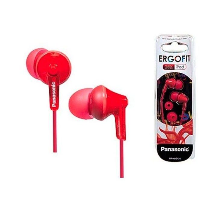Auriculares Panasonic RP-HJE125E-R in-ear Rojo