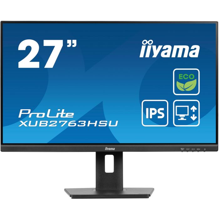 iiyama Prolite XUB2763HSU-B1 Monitor 27" 1920x1080 FHD IPS 100Hz 3ms Negro 1 iiyama Prolite XUB2763HSU-B1 Monitor 27" 1920x1080 FHD IPS 100Hz 3ms Negro 1