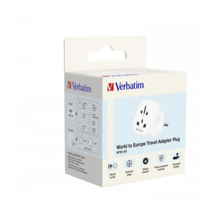 Verbatim Wteu-02 Adaptador Plug 2 Verbatim Wteu-02 Adaptador Plug 2