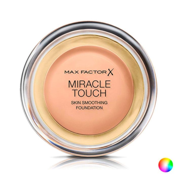 Base de Maquillaje Fluida Miracle Touch Max Factor (12 g) 0 Base de Maquillaje Fluida Miracle Touch Max Factor (12 g) 0