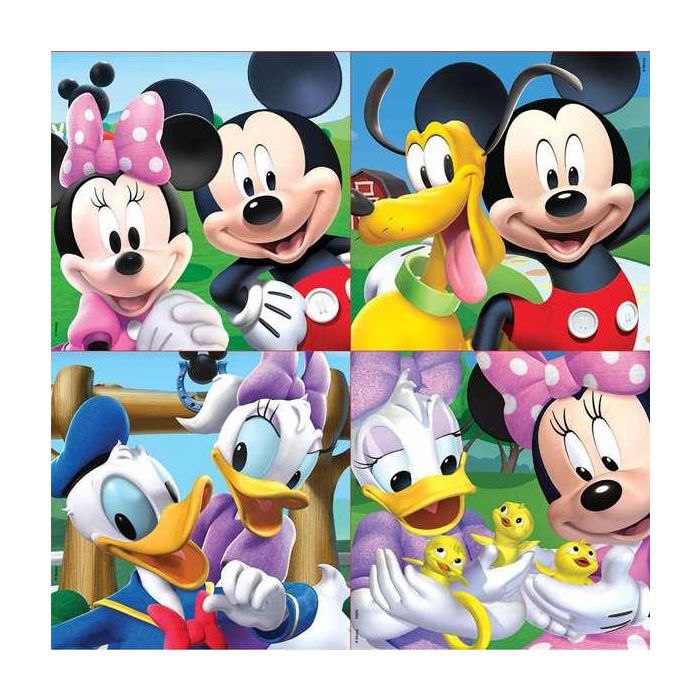 Puzzles progresivos mickey mouse 12-16-20-25 maletin 7 Puzzles progresivos mickey mouse 12-16-20-25 maletin 7