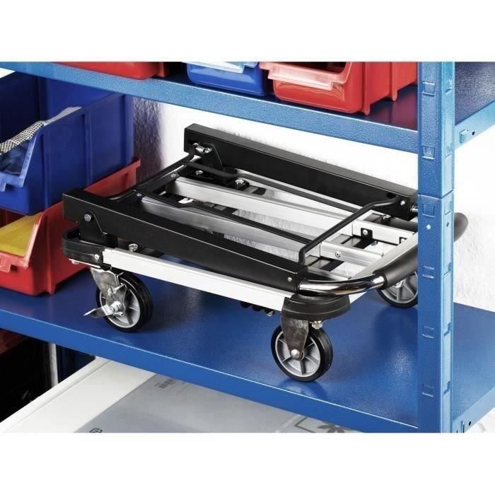 MEISTER Carro de plataforma plegable de aluminio 150kg 2