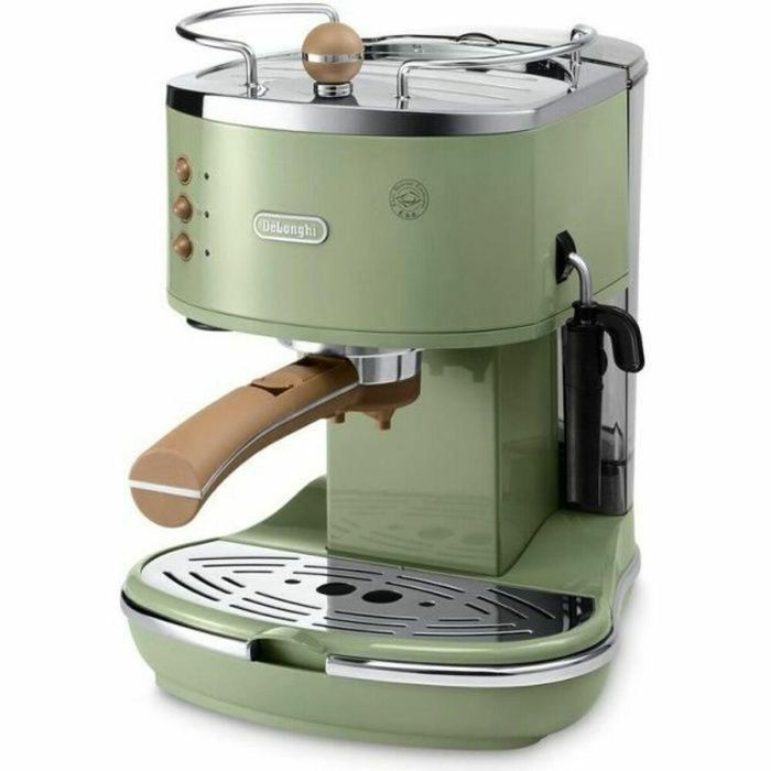 DELONGHI ECOV 310.GR Classic Icona Vintage Espresso Machine - Verde DELONGHI ECOV 310.GR Classic Icona Vintage Espresso Machine - Verde