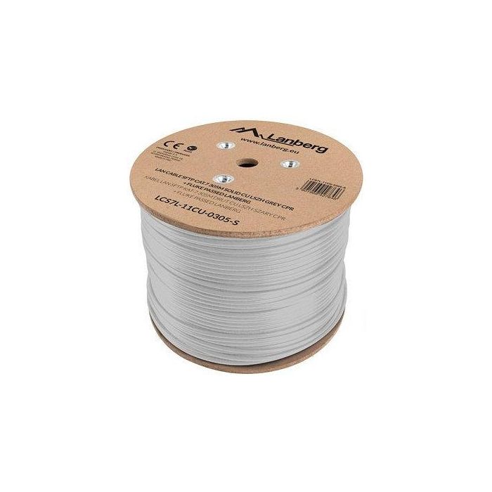 LANBERG LCS7L-11CU-0305-S Cable de Red Blanco 305 m Cat7 S/FTP (S-STP)