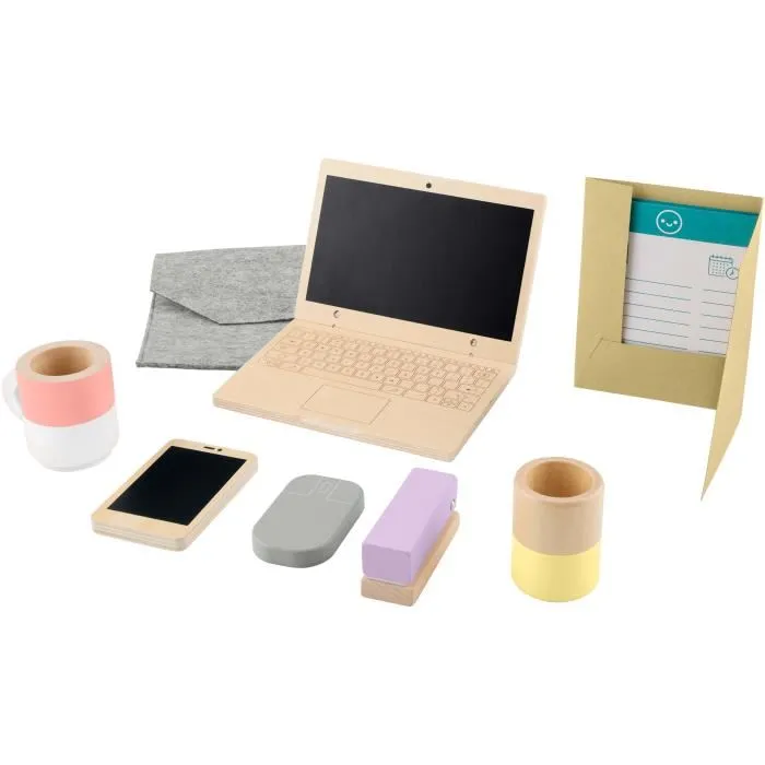 Fisher Price Set de teletrabajo de madera - HXV11 0 Fisher Price Set de teletrabajo de madera - HXV11 0