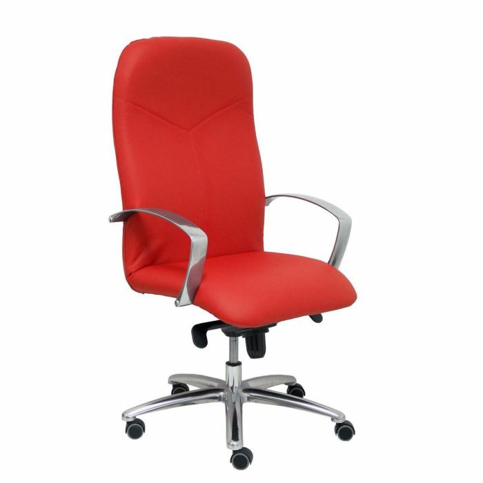 PIQUERAS Y CRESPO Sillon Caudete piel rojo ferrari PIQUERAS Y CRESPO Sillon Caudete piel rojo ferrari