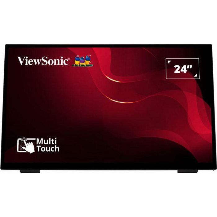 Viewsonic TD2465 Monitor Interactivo Táctil LED 24" Full HD 1920x1080 250 cd/m² 7ms 60Hz Negro Comercial Viewsonic TD2465 Monitor Interactivo Táctil LED 24" Full HD 1920x1080 250 cd/m² 7ms 60Hz Negro Comercial
