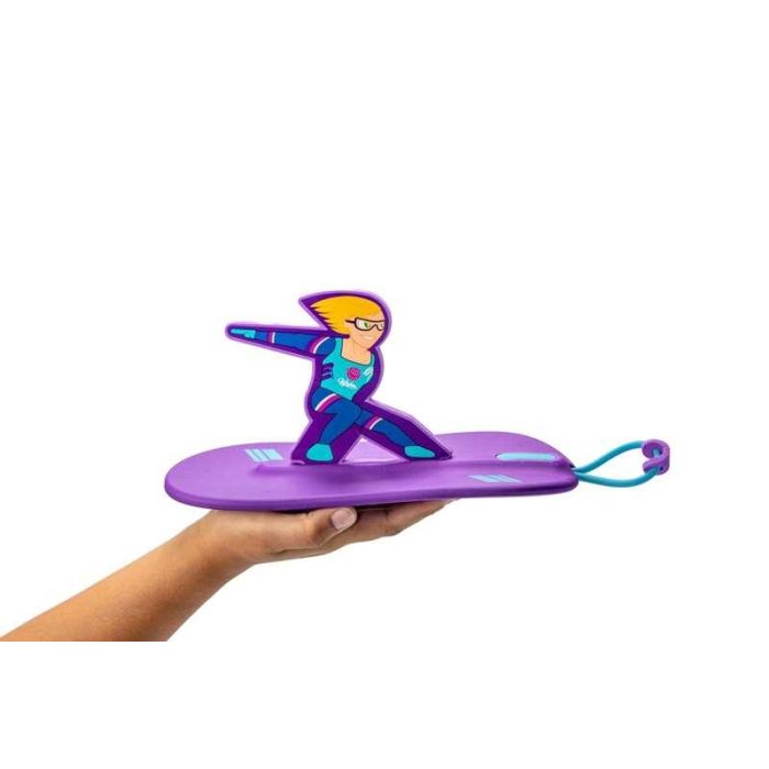 Figura wahu wind racers. lanzala y surfea en el aire 15,3x3,8x31 cm - modelos surtidos 1