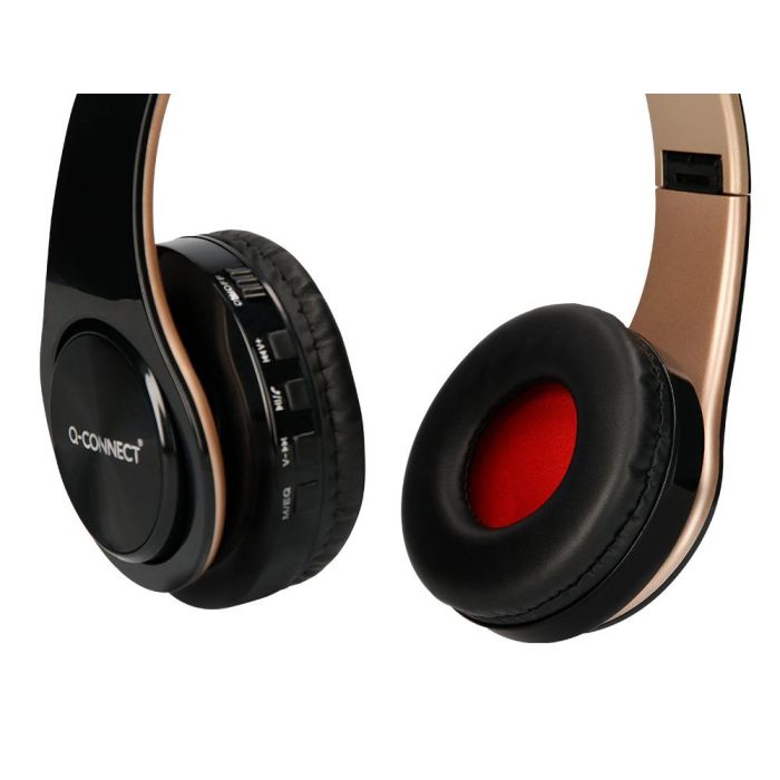 Auricular Q-Connect Bluetooth Diadema Ajustable Color Negro 3