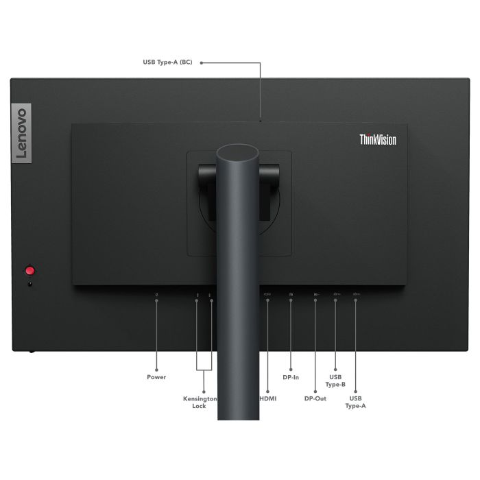 Lenovo P24q-30 Monitor 23.8" QHD IPS 2560x1440 60Hz 4ms HDMI DP USB Negro Lenovo P24q-30 Monitor 23.8" QHD IPS 2560x1440 60Hz 4ms HDMI DP USB Negro