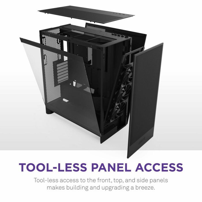Caja Semitorre ATX NZXT H7 Flow Midi Negro 14 Caja Semitorre ATX NZXT H7 Flow Midi Negro 14
