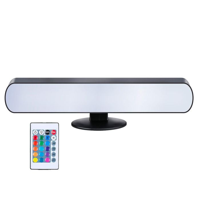 Lámpara led luz blanca y de colores con control remoto 24,5 x 3,5 x 4 cm 0 Lámpara led luz blanca y de colores con control remoto 24,5 x 3,5 x 4 cm 0