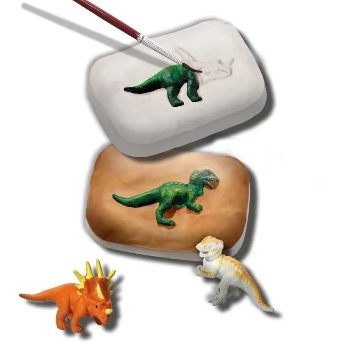 Ses Creative Fósiles de Dinosaurio Kit Arqueólogo Juguete Infantil Pintura Yeso Plastilina para Niños 3