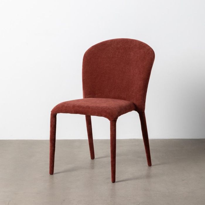 Silla Apilable Burdeos Tejido Salón 50 X 61 X 82 cm