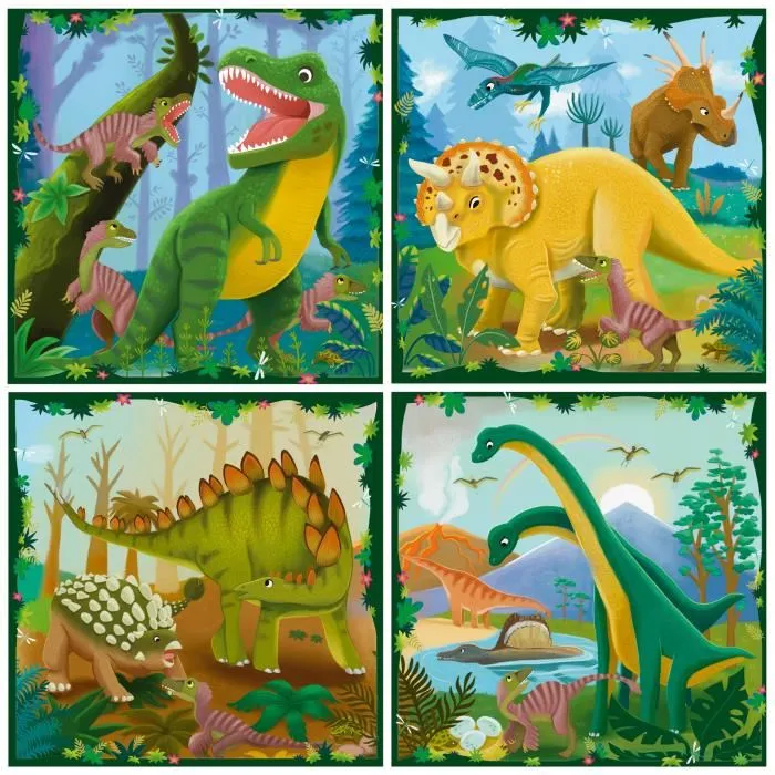 Ravensburger Puzzle Infantil Dinosaurios a partir de 4 años 12004003 0 Ravensburger Puzzle Infantil Dinosaurios a partir de 4 años 12004003 0