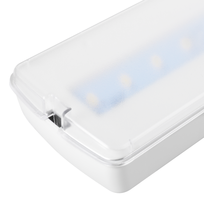 Luz de Emergencia LED Empotrable o Superficie, 200 lm, 5000K Blanco Frío, Permanente/No Permanente, 3h Autonomía L116MN-B 6 Luz de Emergencia LED Empotrable o Superficie, 200 lm, 5000K Blanco Frío, Permanente/No Permanente, 3h Autonomía L116MN-B 6
