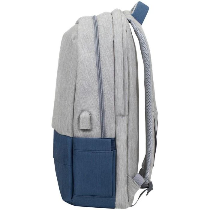 Riva NB Rucksack Prater 17.3" grau/d.blau 7567 22
