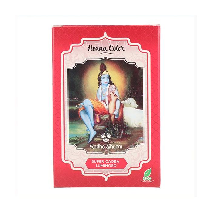 Radhe Shyam Henna En Polvo Super Caoba Luminoso 100G