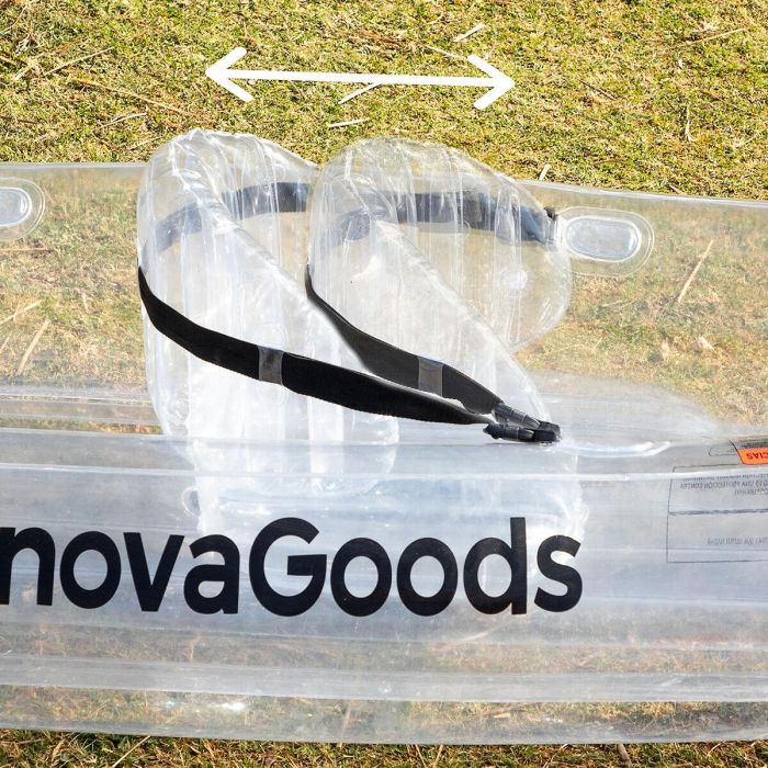 Kayak Hinchable Transparente con Accesorios Paros InnovaGoods 312 cm 2 plazas 1 Kayak Hinchable Transparente con Accesorios Paros InnovaGoods 312 cm 2 plazas 1