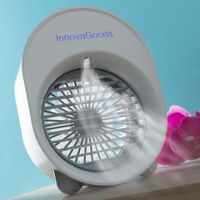 Mini Climatizador Humidificador por Ultrasonidos con LED Koolizer InnovaGoods 6 Mini Climatizador Humidificador por Ultrasonidos con LED Koolizer InnovaGoods 6