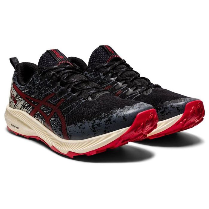 Zapatillas de trail para hombre Asics Fuji Lite 2 Rojo Oscuro Zapatillas de trail para hombre Asics Fuji Lite 2 Rojo Oscuro