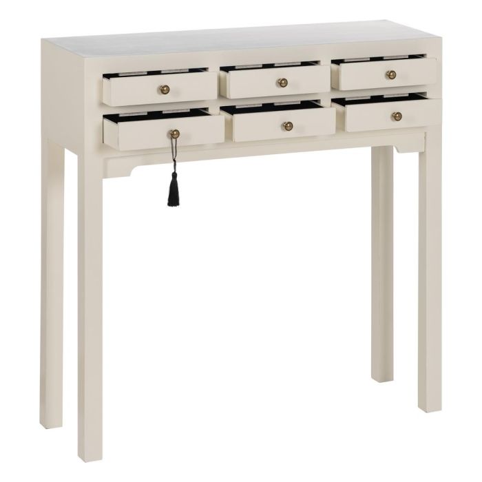 Consola Blanco Madera 85 X 26 X 85 cm