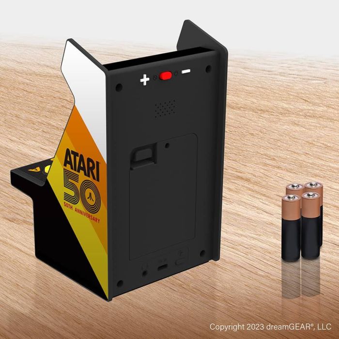 My Arcade Micro Player Atari Consola Retro Portátil 100 Juegos 6,75 Pulgadas Pantalla Color Alta Resolución 3