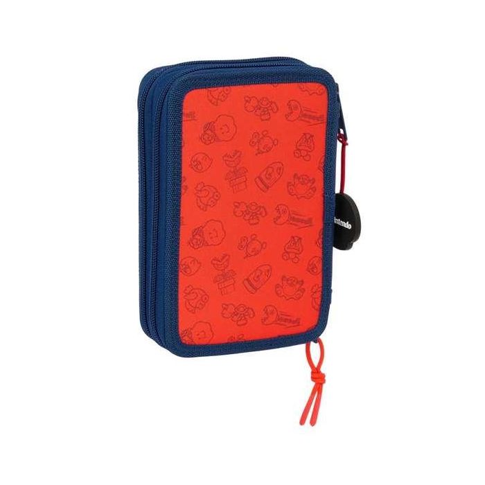 Plumier Escolar Safta Doble Pequeño 29 Piezas Super Mario Trick 195x125x40 mm 1 Plumier Escolar Safta Doble Pequeño 29 Piezas Super Mario Trick 195x125x40 mm 1