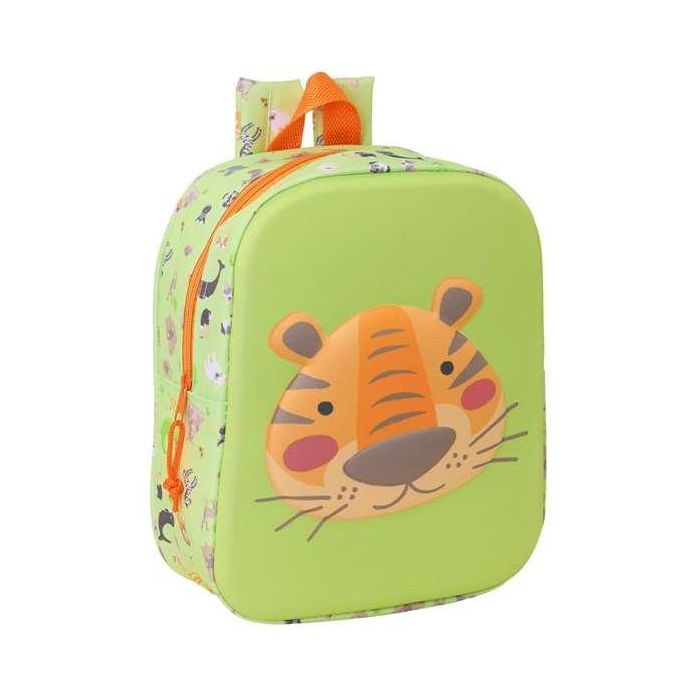 Mochila Safta Guarderia 3D Tiger 270x220x100 mm Mochila Safta Guarderia 3D Tiger 270x220x100 mm