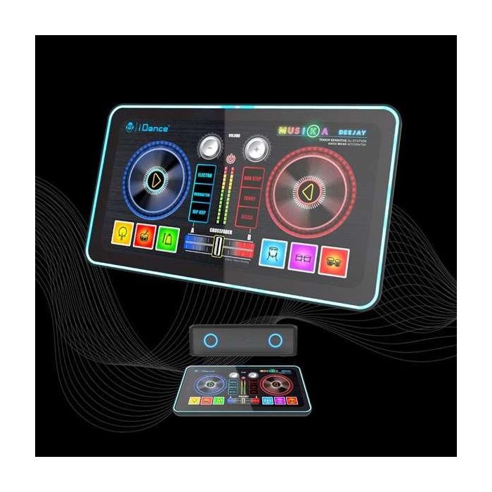 Mesa de mezclas en forma de tablet con altavoces 14x37,7x8,5 cm 1 Mesa de mezclas en forma de tablet con altavoces 14x37,7x8,5 cm 1