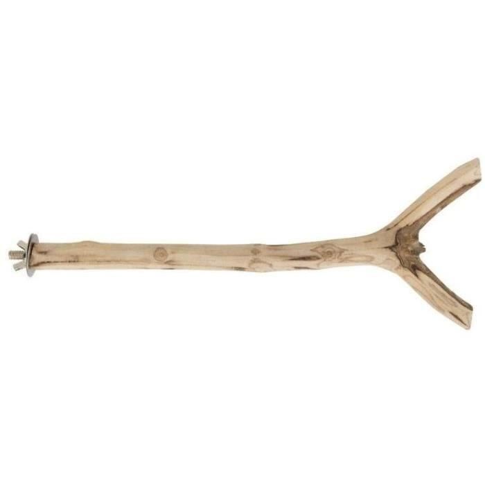 Accesorio para pájaros - TYROL - Percha de rama - Tamaño L 30cm - Madera natural 2