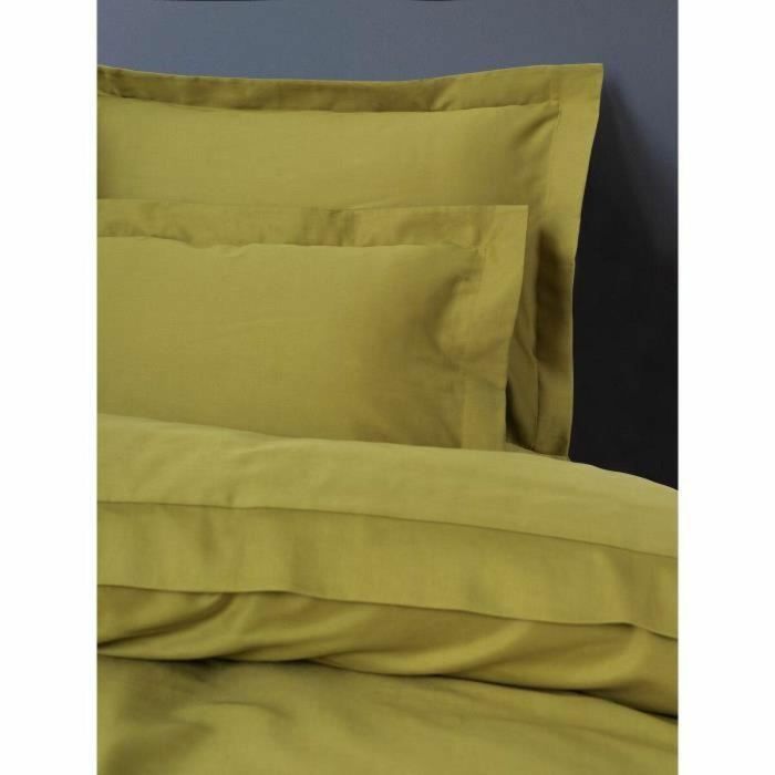 ASI8684283137596 Juego de Cama: 1 Funda Nórdica 220x240 cm + 2 Fundas Almohada 60x60 cm, 100% Algodón Satén, Verde 3