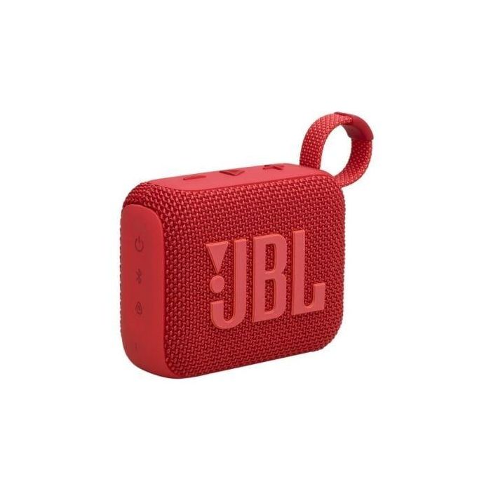 JBL JBLGO4RED Altavoz Bluetooth Ultraportátil Go 4 con Sonido JBL Pro y Graves Potentes, IP67 Agua y Polvo, 9h Batería, Rojo JBL JBLGO4RED Altavoz Bluetooth Ultraportátil Go 4 con Sonido JBL Pro y Graves Potentes, IP67 Agua y Polvo, 9h Batería, Rojo