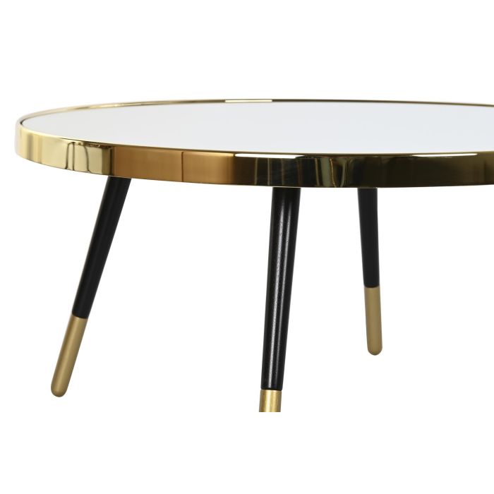 DKD Home Decor Mesa Centro 82.5x40x82.5cm Acero y Espejo Dorado Plateado 2 DKD Home Decor Mesa Centro 82.5x40x82.5cm Acero y Espejo Dorado Plateado 2
