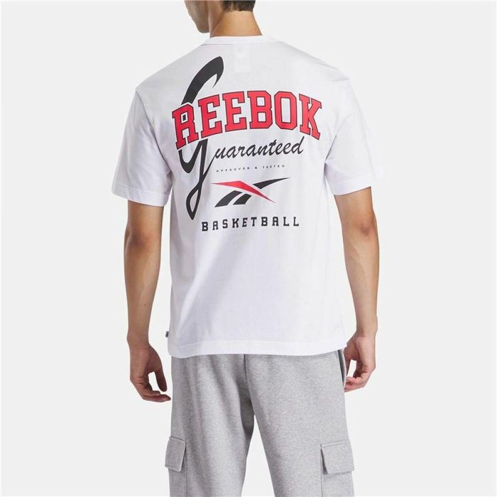 Camiseta de Manga Corta Hombre Reebok Gs Hs Guaranteed Tee Blanco 1 Camiseta de Manga Corta Hombre Reebok Gs Hs Guaranteed Tee Blanco 1