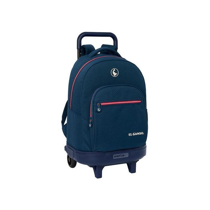 Mochila Escolar con Ruedas El Ganso Classic Azul marino 33 X 45 X 22 cm
