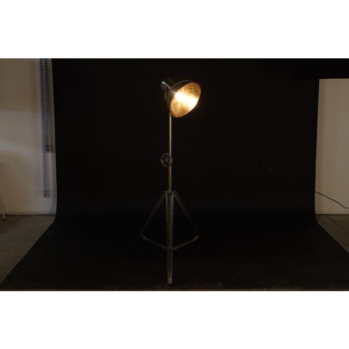 DKD Home Decor Lámpara Pie Vintage Plateado Metal 61 x 182 x 74 cm 1