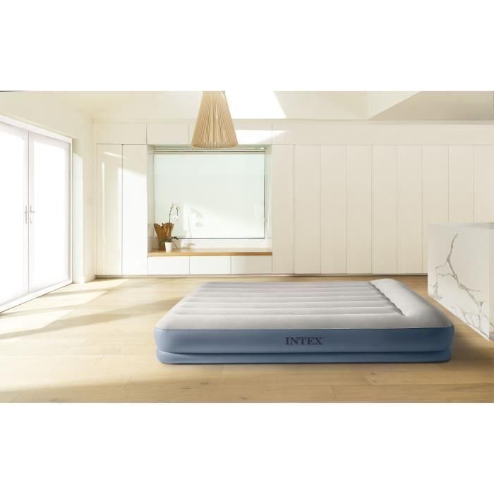 Cama inflable eléctrica INTEX Pillow Rest de altura media 64118ND 1 Cama inflable eléctrica INTEX Pillow Rest de altura media 64118ND 1