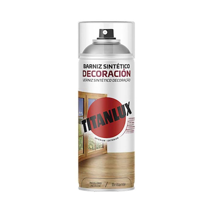 Spray barniz sintético de decoración incoloro brillante 200 ml Spray barniz sintético de decoración incoloro brillante 200 ml