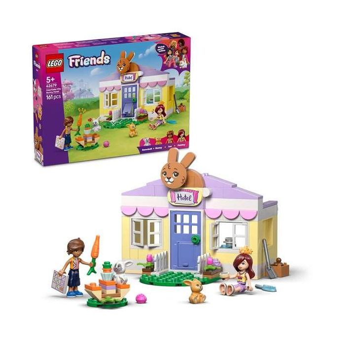 Juego de construccion hotel de conejitos de heartlake city lego friends 2