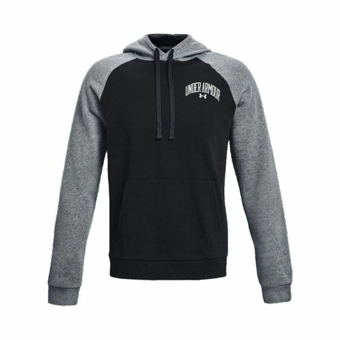 Sudadera con Capucha Hombre Under Armour Wordmark Colorblock Negro 4 Sudadera con Capucha Hombre Under Armour Wordmark Colorblock Negro 4