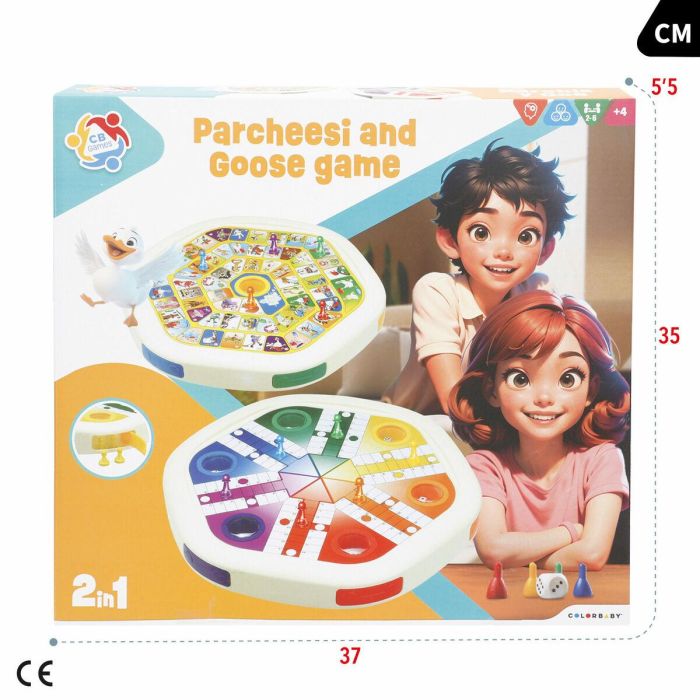 Parchís y Oca Automático Colorbaby (6 Unidades) 1 Parchís y Oca Automático Colorbaby (6 Unidades) 1