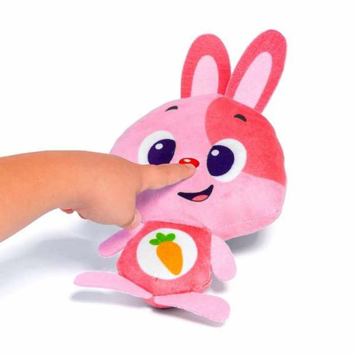 Muñeco gusy luz baby bunny rosa con luz y sonido. 7.5 cm 3