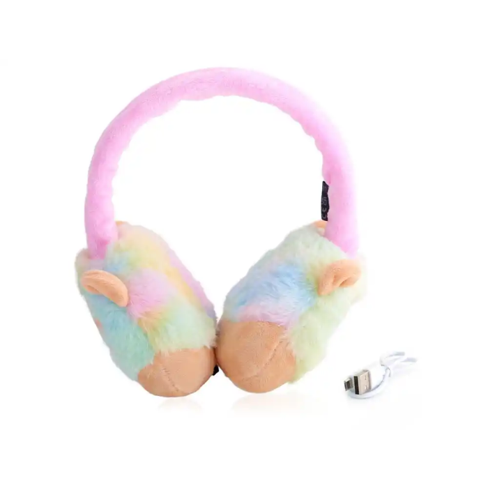 Wondee Auriculares Bluetooth de Peluche Squishmallows Leonard para Niños Suaves y Ajustables 2