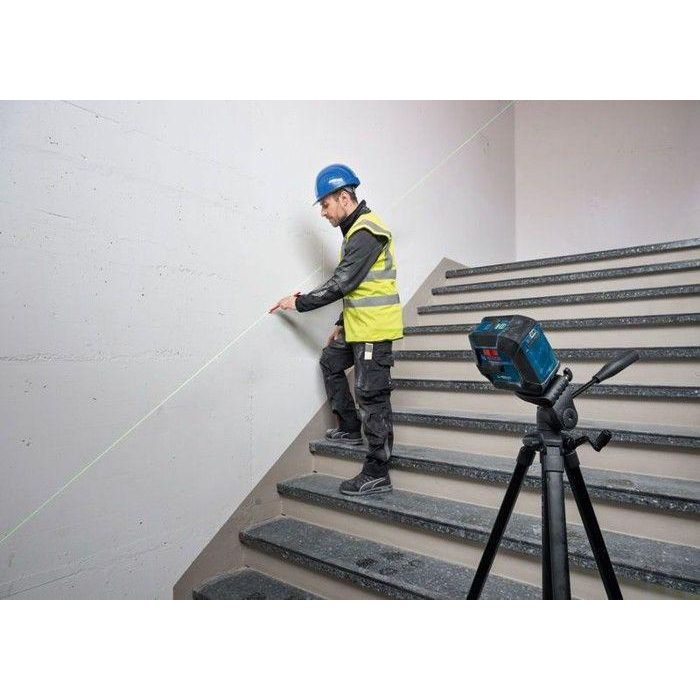 BOSCH PROFESSIONAL GLL 20-22 G Láser de Línea Verde Doble Alimentación, Precisión ± 0,3 mm/m 4