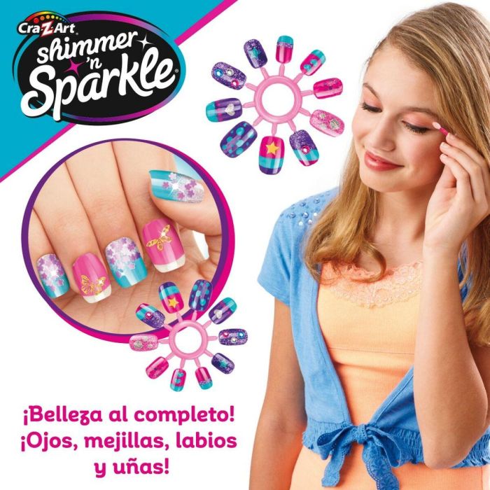 Set de Maquillaje Infantil Cra-Z-Art Shimmer 'n Sparkle Glam & Go 19 x 16 x 8 cm 4 Unidades 2 Set de Maquillaje Infantil Cra-Z-Art Shimmer 'n Sparkle Glam & Go 19 x 16 x 8 cm 4 Unidades 2