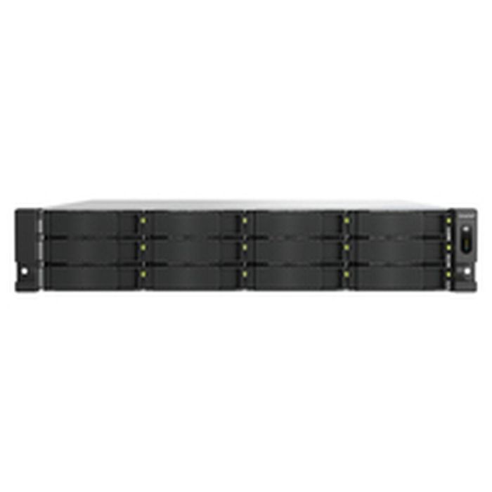 QNAP TS-h1277AXU-RP-R5-16G NAS 2U 12-Bahías AMD Ryzen 5 Pro 7645 6C/12T hasta 5.1GHz 16GB DDR5 RAM 1